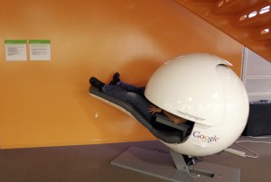 A 'nap pod'in use at Google