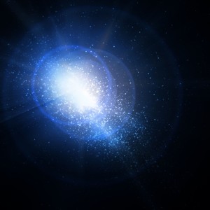 4859771 - milky way on a dark blue background